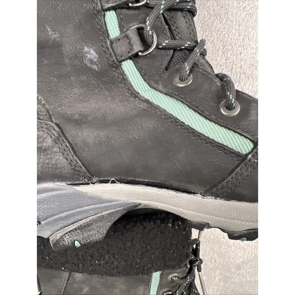Keen -Women Hoodoo Waterproof Black 200g Insulation Leather Snow Boot Sz 8